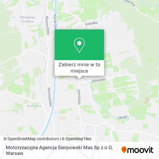 Mapa Motoryzacyjna Agencja Sierpowski Mas Sp z o O