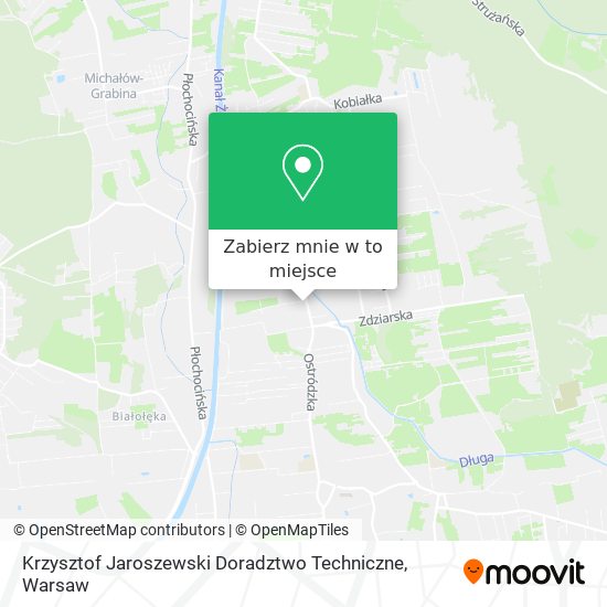 Mapa Krzysztof Jaroszewski Doradztwo Techniczne