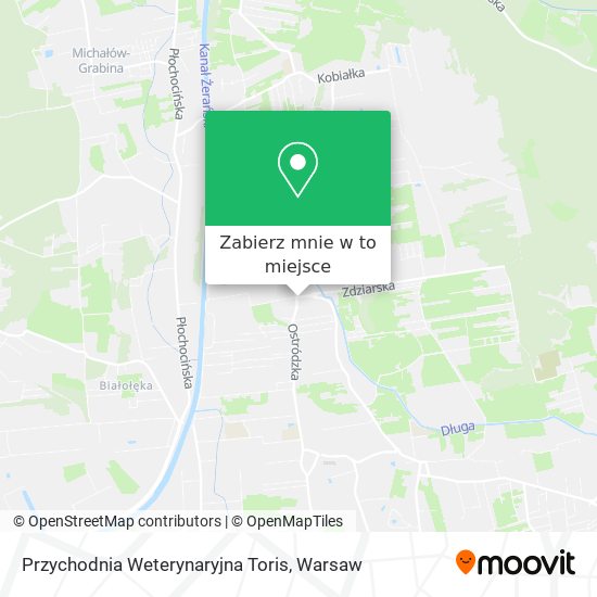 Mapa Przychodnia Weterynaryjna Toris