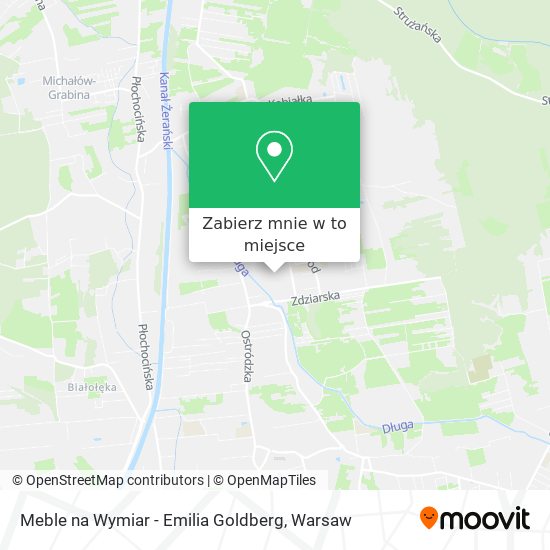 Mapa Meble na Wymiar - Emilia Goldberg