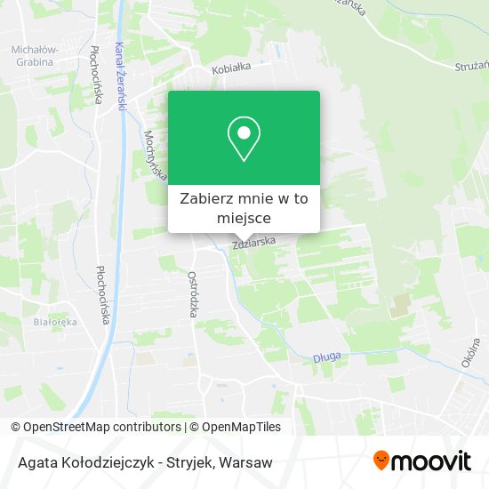 Mapa Agata Kołodziejczyk - Stryjek