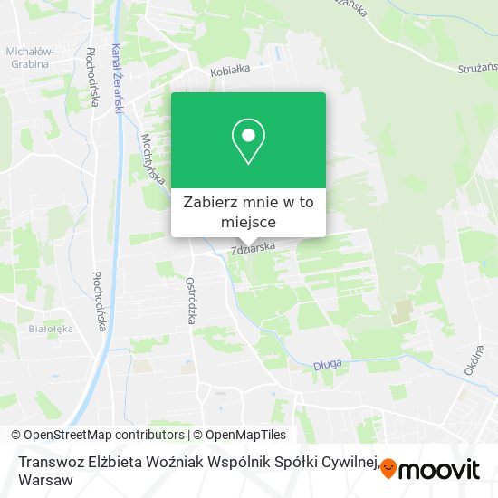 Mapa Transwoz Elżbieta Woźniak Wspólnik Spółki Cywilnej