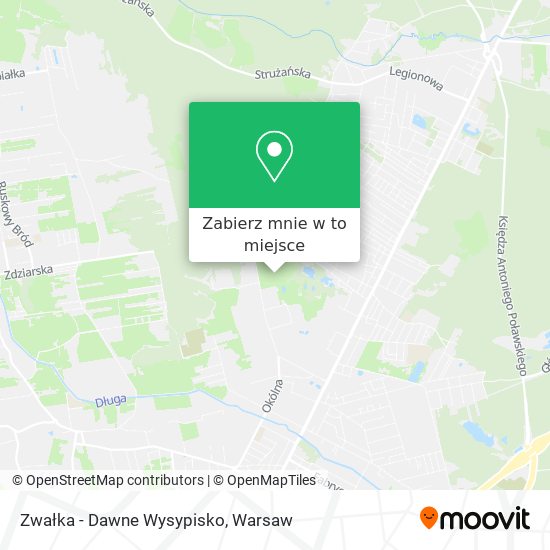 Mapa Zwałka - Dawne Wysypisko