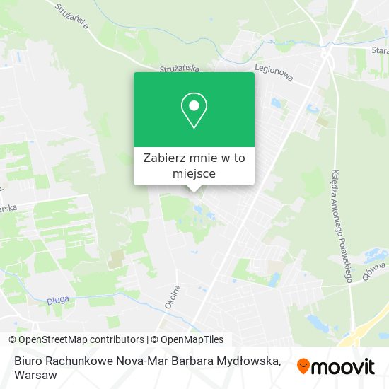 Mapa Biuro Rachunkowe Nova-Mar Barbara Mydłowska