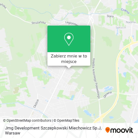 Mapa Jmg Development Szczepkowski Miechowicz Sp.J