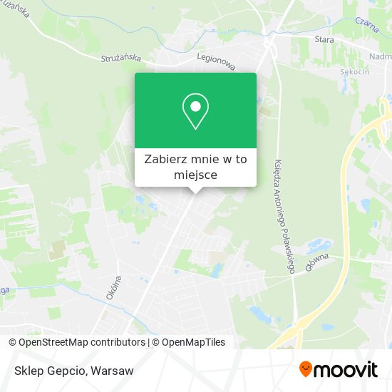 Mapa Sklep Gepcio