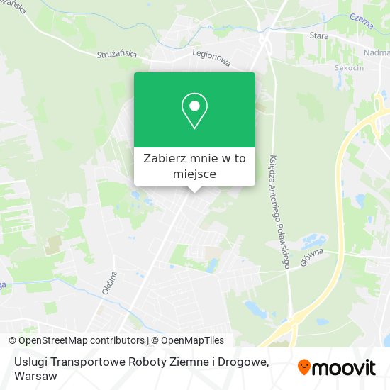 Mapa Uslugi Transportowe Roboty Ziemne i Drogowe