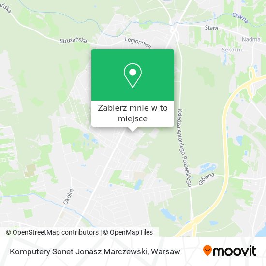 Mapa Komputery Sonet Jonasz Marczewski