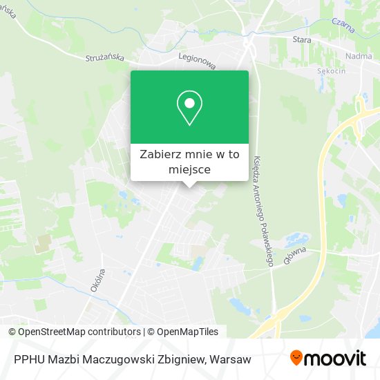 Mapa PPHU Mazbi Maczugowski Zbigniew