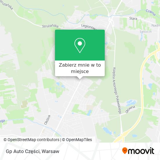 Mapa Gp Auto Części