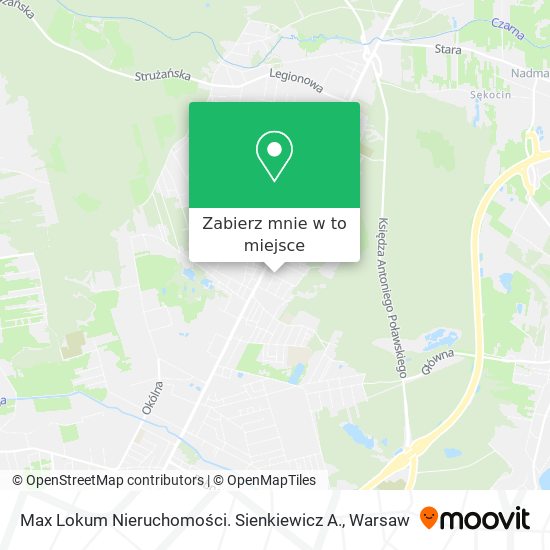 Mapa Max Lokum Nieruchomości. Sienkiewicz A.