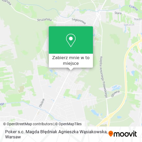 Mapa Poker s.c. Magda Błędniak Agnieszka Wąsiakowska