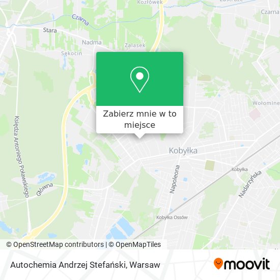 Mapa Autochemia Andrzej Stefański