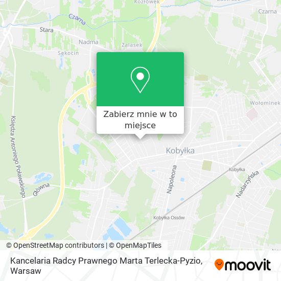 Mapa Kancelaria Radcy Prawnego Marta Terlecka-Pyzio