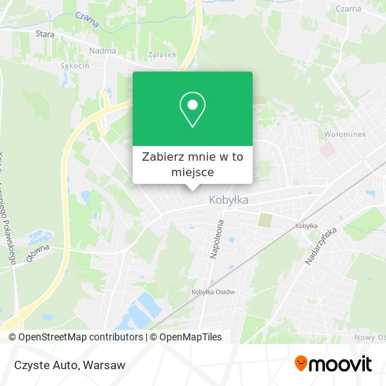 Mapa Czyste Auto