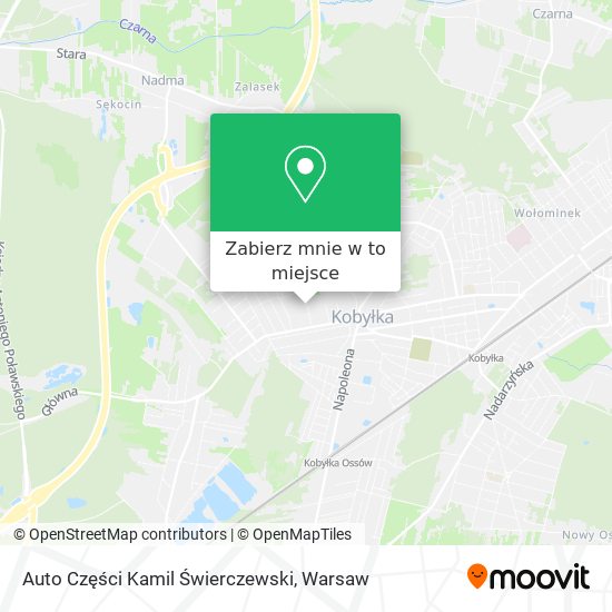 Mapa Auto Części Kamil Świerczewski