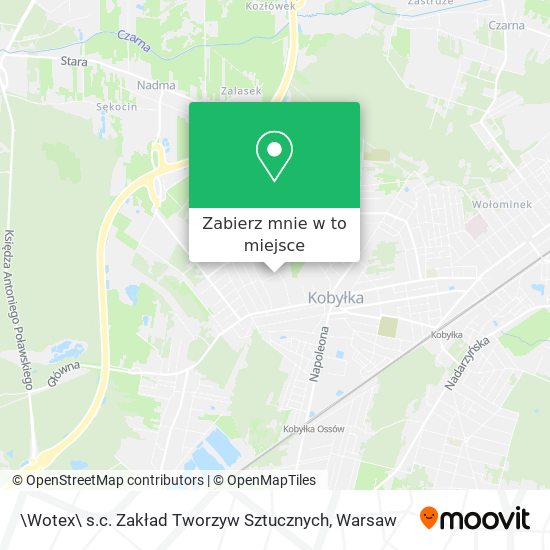 Mapa \Wotex\ s.c. Zakład Tworzyw Sztucznych