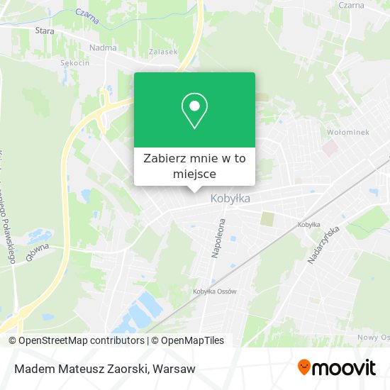 Mapa Madem Mateusz Zaorski