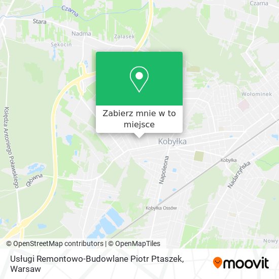 Mapa Usługi Remontowo-Budowlane Piotr Ptaszek