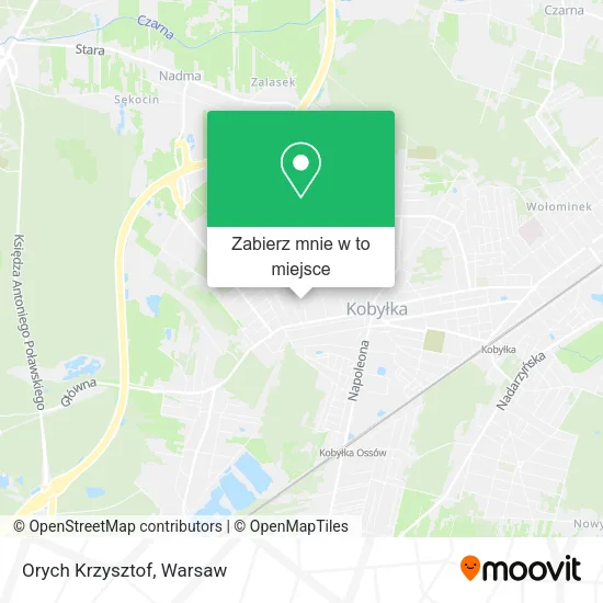 Mapa Orych Krzysztof