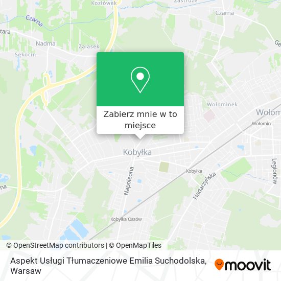 Mapa Aspekt Usługi Tłumaczeniowe Emilia Suchodolska