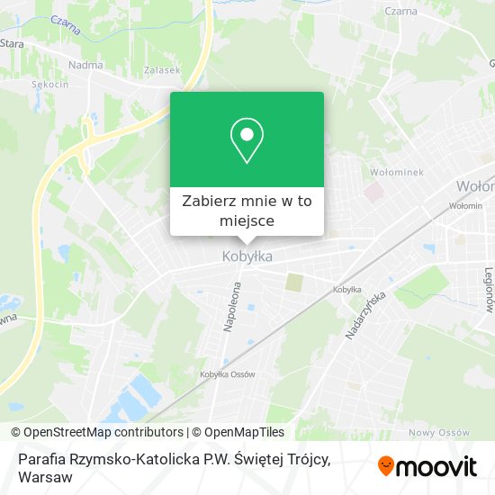 Mapa Parafia Rzymsko-Katolicka P.W. Świętej Trójcy