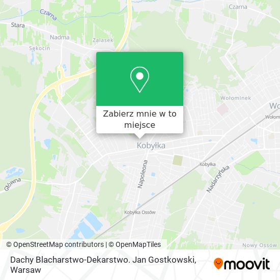 Mapa Dachy Blacharstwo-Dekarstwo. Jan Gostkowski