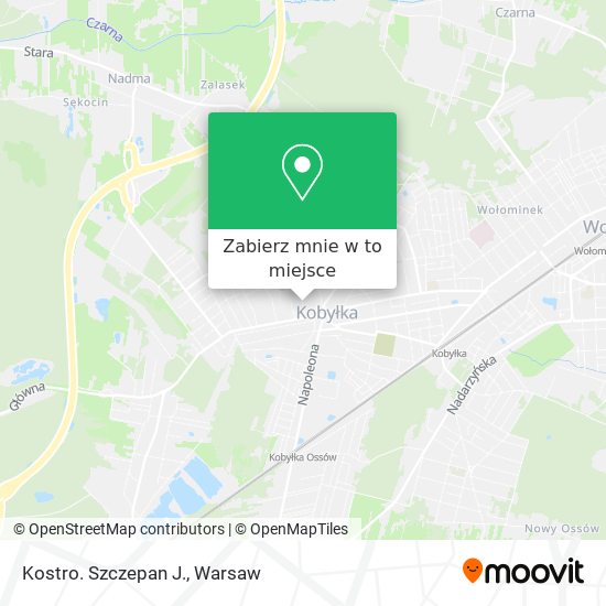 Mapa Kostro. Szczepan J.