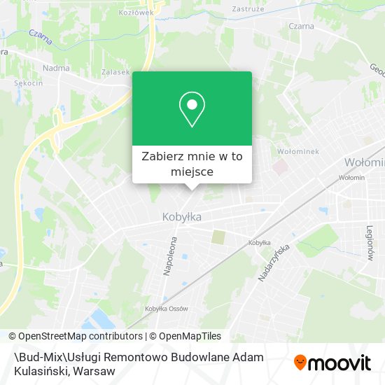 Mapa \Bud-Mix\Usługi Remontowo Budowlane Adam Kulasiński