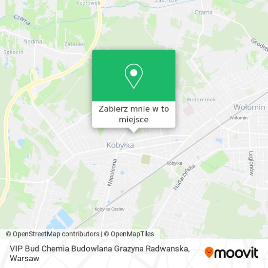 Mapa VIP Bud Chemia Budowlana Grazyna Radwanska