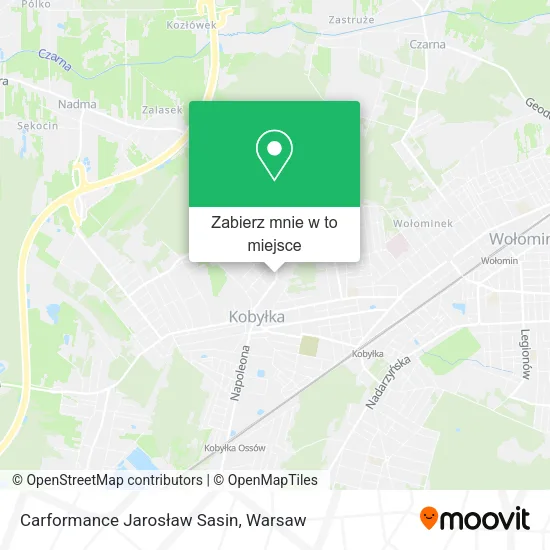 Mapa Carformance Jarosław Sasin