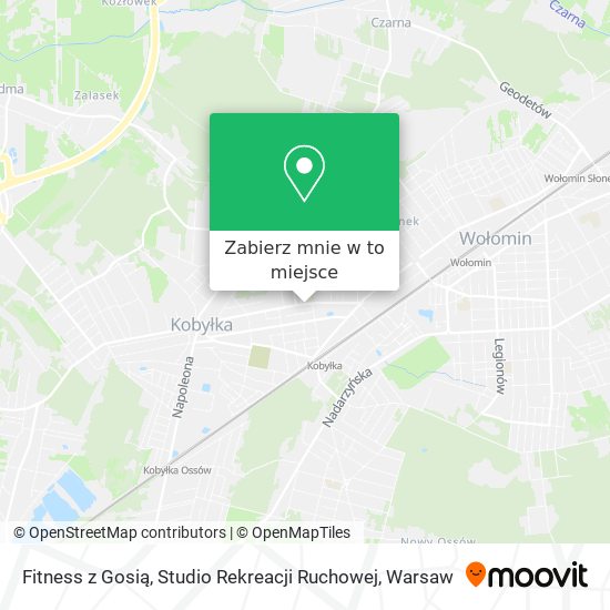 Mapa Fitness z Gosią, Studio Rekreacji Ruchowej