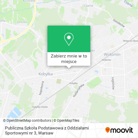 Mapa Publiczna Szkoła Podstawowa z Oddziałami Sportowymi nr 3