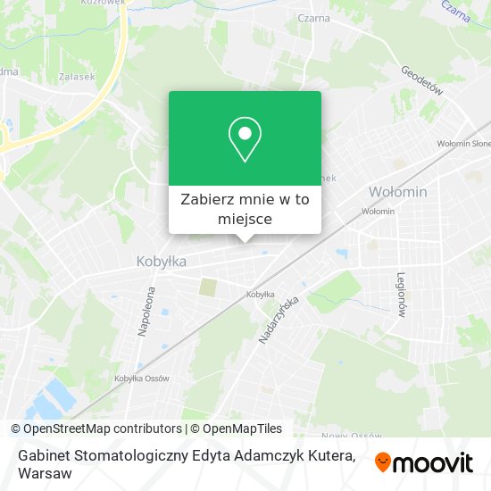 Mapa Gabinet Stomatologiczny Edyta Adamczyk Kutera