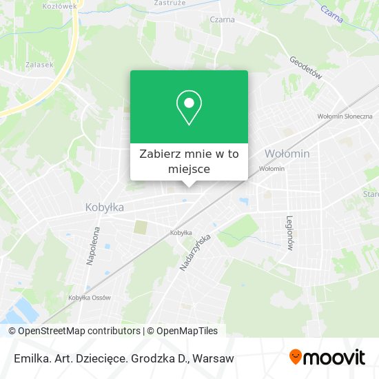 Mapa Emilka. Art. Dziecięce. Grodzka D.