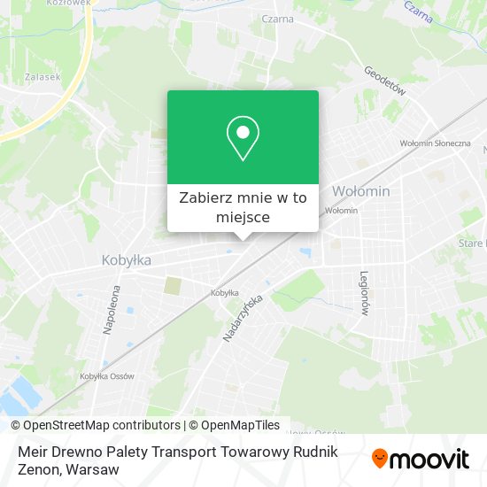 Mapa Meir Drewno Palety Transport Towarowy Rudnik Zenon