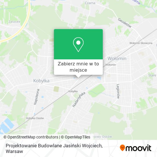 Mapa Projektowanie Budowlane Jasiński Wojciech