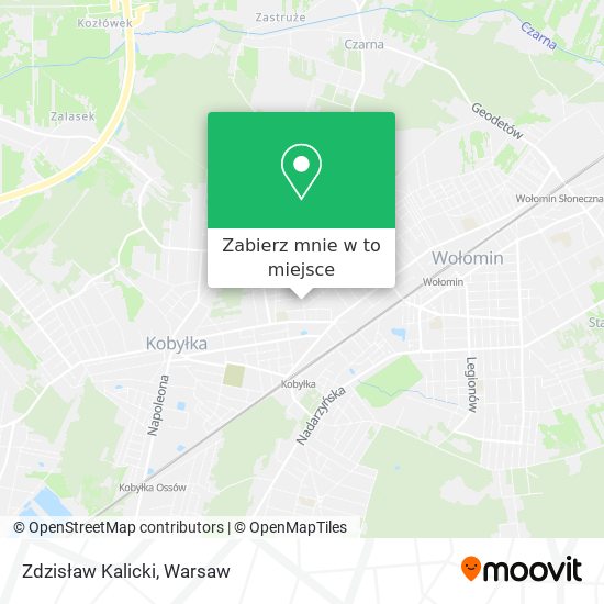 Mapa Zdzisław Kalicki