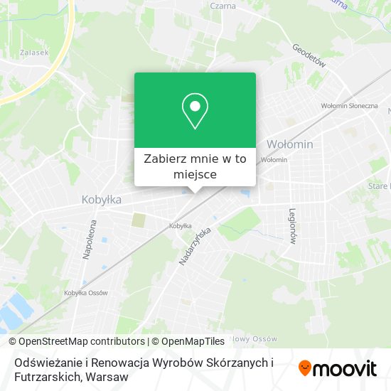 Mapa Odświeżanie i Renowacja Wyrobów Skórzanych i Futrzarskich