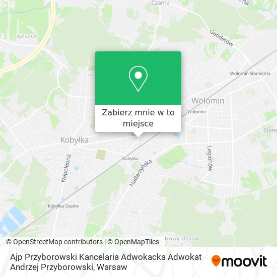 Mapa Ajp Przyborowski Kancelaria Adwokacka Adwokat Andrzej Przyborowski