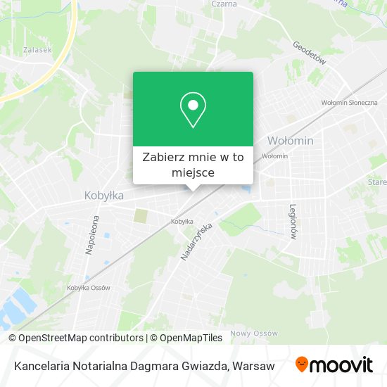 Mapa Kancelaria Notarialna Dagmara Gwiazda