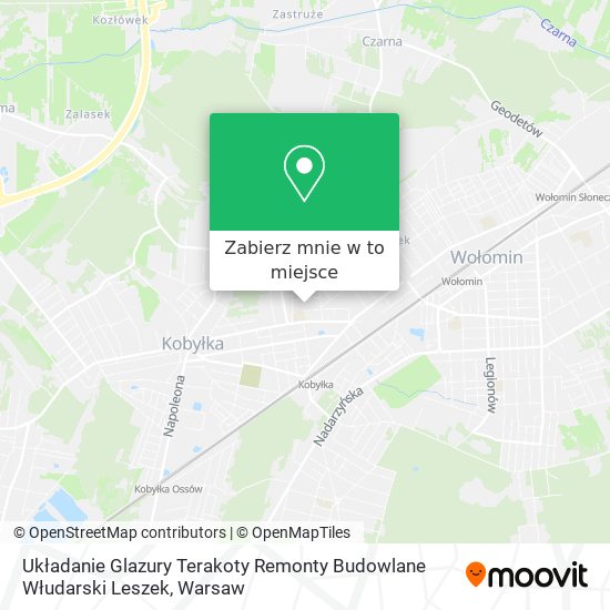 Mapa Układanie Glazury Terakoty Remonty Budowlane Włudarski Leszek