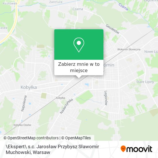 Mapa \Ekspert\ s.c. Jarosław Przybysz Sławomir Muchowski