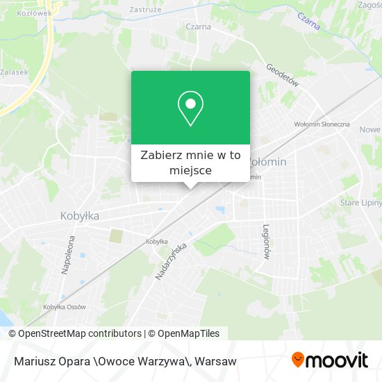 Mapa Mariusz Opara \Owoce Warzywa\