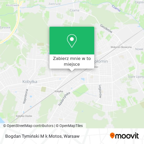 Mapa Bogdan Tymiński M k Motos