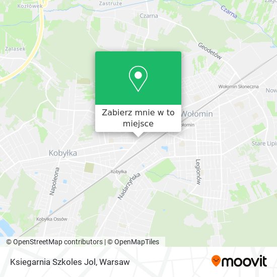 Mapa Ksiegarnia Szkoles Jol