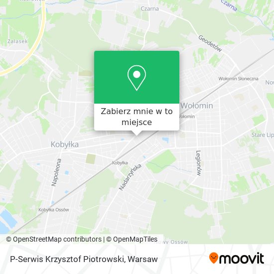 Mapa P-Serwis Krzysztof Piotrowski