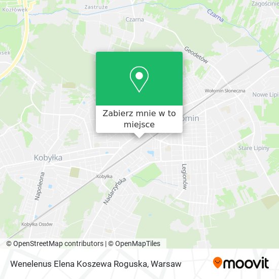 Mapa Wenelenus Elena Koszewa Roguska