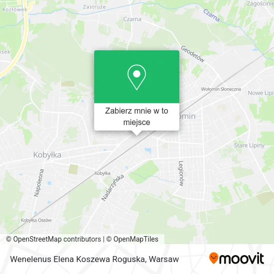 Mapa Wenelenus Elena Koszewa Roguska