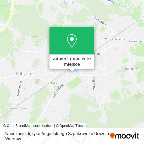 Mapa Nauczanie Języka Angielskiego Szpakowska Urszula